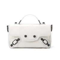 Cowhide Leather Mini Top Handle Bag