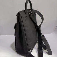 Multipocket Grain Leather Backpack