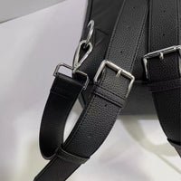 Multipocket Grain Leather Backpack