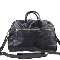 Handmade Cowhide Leather Weekender & Business Bag