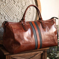 Handmade Italian Leather Travel Bag