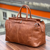 Classic Voyager Leather Travel Duffel