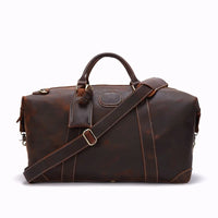 Crazy Horse Leather Weekender Bag