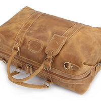 Crazy Horse Leather Weekender Bag
