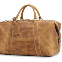 Crazy Horse Leather Weekender Bag