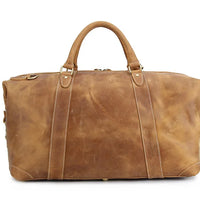 Crazy Horse Leather Weekender Bag