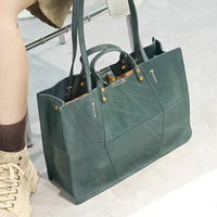 Handmade Italian Leather Tote Bag – Unisex