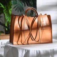 Handmade Italian Leather Tote Bag – Unisex