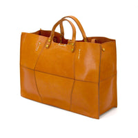 Handmade Italian Leather Tote Bag – Unisex