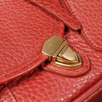 Italian Leather Mini Crossbody Saddle Bag
