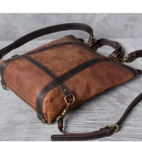 Genuine Leather Convertible Backpack Tote