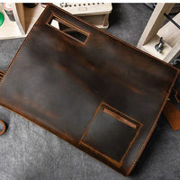 Genuine Leather Multi-Use Messenger Bag