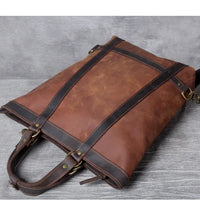 Genuine Leather Convertible Backpack Tote