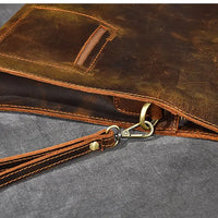 Genuine Leather Multi-Use Messenger Bag