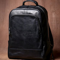 Distressed Leather Rucksack