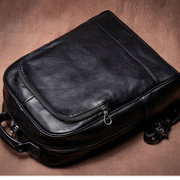 Distressed Leather Rucksack