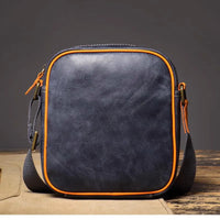 Vintage Crazy Horse Leather Crossbody Bag
