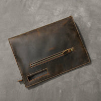 Genuine Leather Multi-Use Messenger Bag