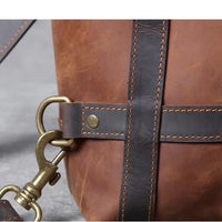 Genuine Leather Convertible Backpack Tote