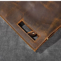 Genuine Leather Multi-Use Messenger Bag