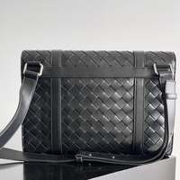 Woven Leather Crossbody Bag