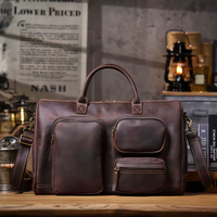 Titan Multi-Pocket Large Leather Briefcase