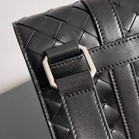 Woven Leather Crossbody Bag