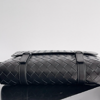 Woven Leather Crossbody Bag