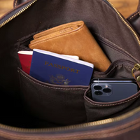 Titan Multi-Pocket Large Leather Briefcase