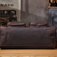 Titan Multi-Pocket Large Leather Briefcase