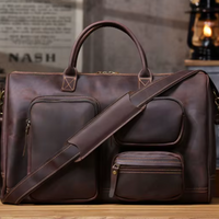Titan Multi-Pocket Large Leather Briefcase