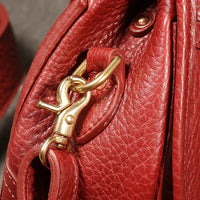 Italian Leather Mini Crossbody Saddle Bag