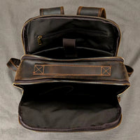 Rustic Charm Leather Backpack