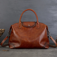 Handmade Cowhide Leather Tote Bag