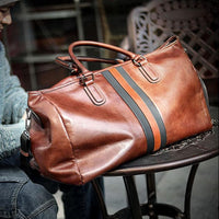 Handmade Italian Leather Travel Bag