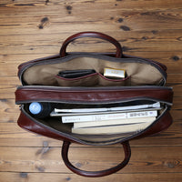 Italian Leather Briefcase – Classic Business Bag