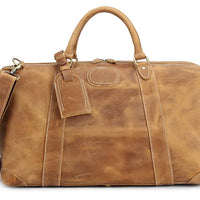 Crazy Horse Leather Weekender Bag