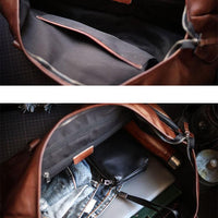 Handmade Italian Leather Travel Bag