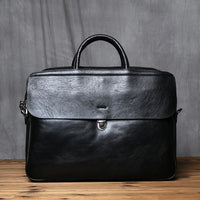 Italian Leather Briefcase – Classic Business Bag