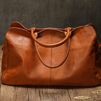 Artisan Cowhide Leather Travel Bag