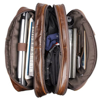 Classic Leather Weekender Travel Bag