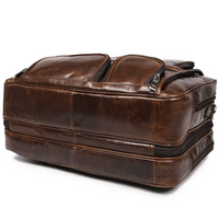 Classic Leather Weekender Travel Bag