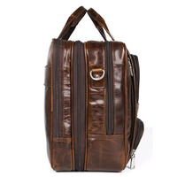Classic Leather Weekender Travel Bag