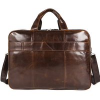 Classic Leather Weekender Travel Bag