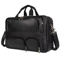 Classic Leather Weekender Travel Bag