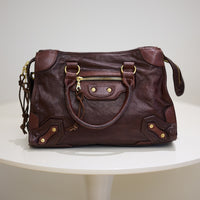 Premium Cowhide Leather Handbag