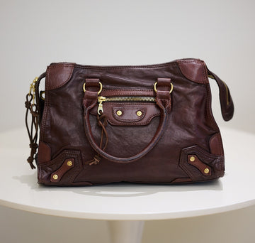 Premium Cowhide Leather Handbag