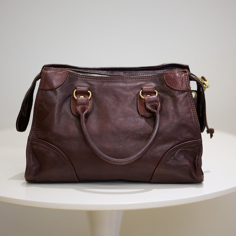 Premium Cowhide Leather Handbag