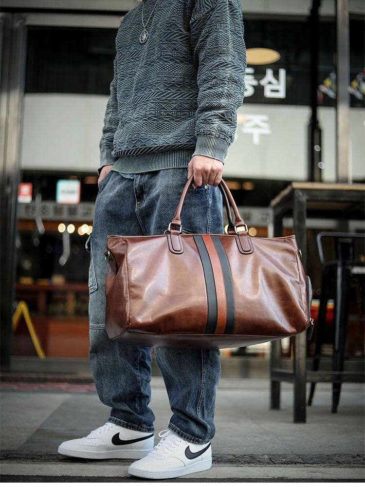 Handmade Italian Leather Travel Bag