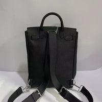 Multipocket Grain Leather Backpack